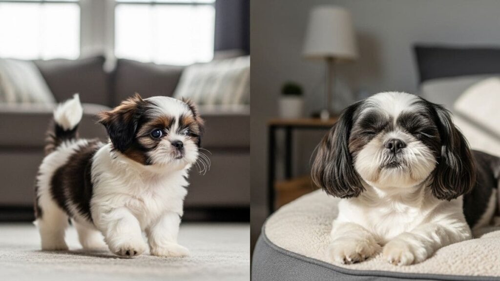 Como Acostumar Shih Tzu a Ficar Sozinho: Método Eficaz para Tutores 6 Diferença entre acostumar shih tzu filhote e adulto a ficar sozinho