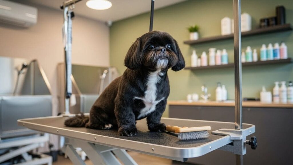 Shih Tzu Preto: Tudo Sobre Esta Variação Elegante e Encantadora 4 Cuidados com a pelagem do Shih Tzu preto para manter brilho e saúde