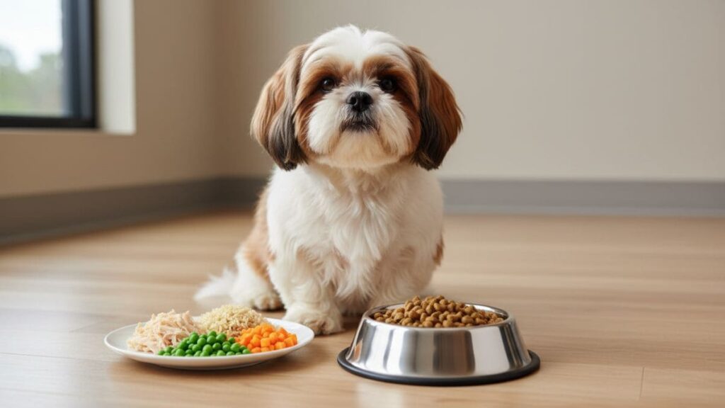 Cuidados com Shih Tzu incluem oferecer alimentação equilibrada e adequada à raça.