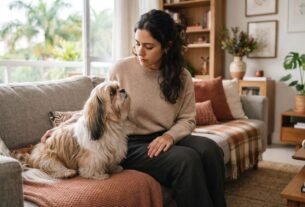 Seu Shih Tzu sabe quando você está triste: cão observando o tutor