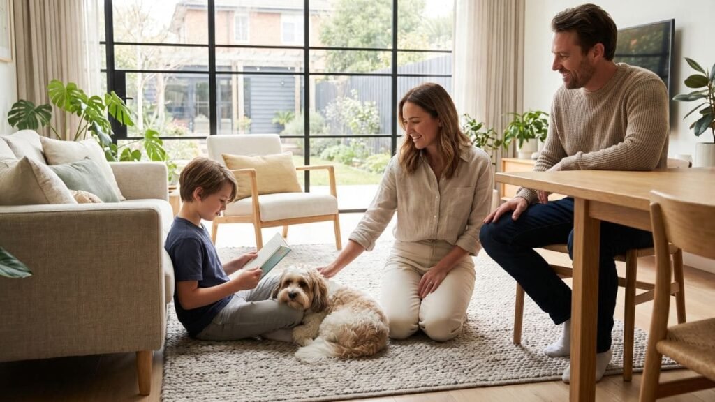 Shih Tzu com Poodle: Como é Essa Mistura? 4 Shih-Poo convivendo com uma família em casa