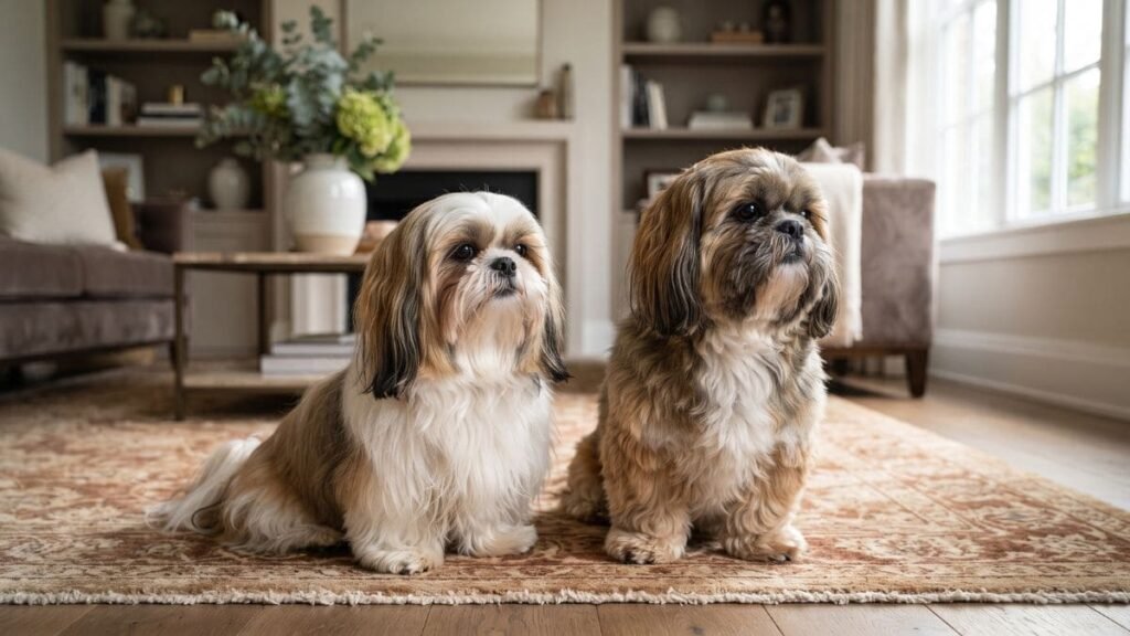 Shih Tzu Macho ou Fêmea: Qual Escolher? 5 Shih Tzu macho e fêmea em comparação lado a lado
