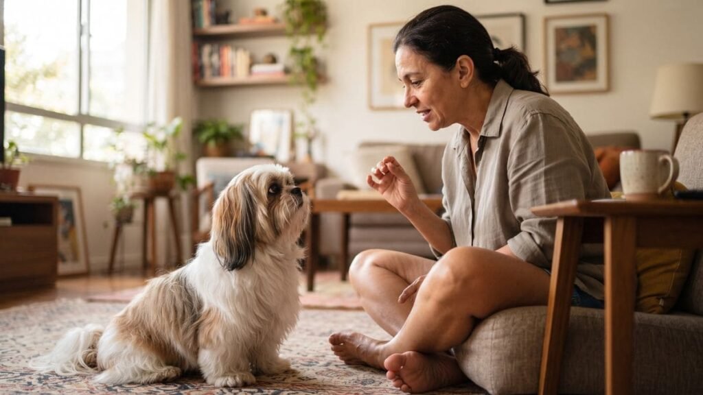 Seu Shih Tzu Sabe Quando Você Está Triste? 2 Shih Tzu percebe mudanças na voz e no comportamento do tutor